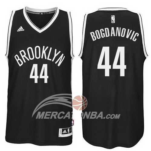 Maglia NBA Bogdanovic Brooklyn Nets Negro